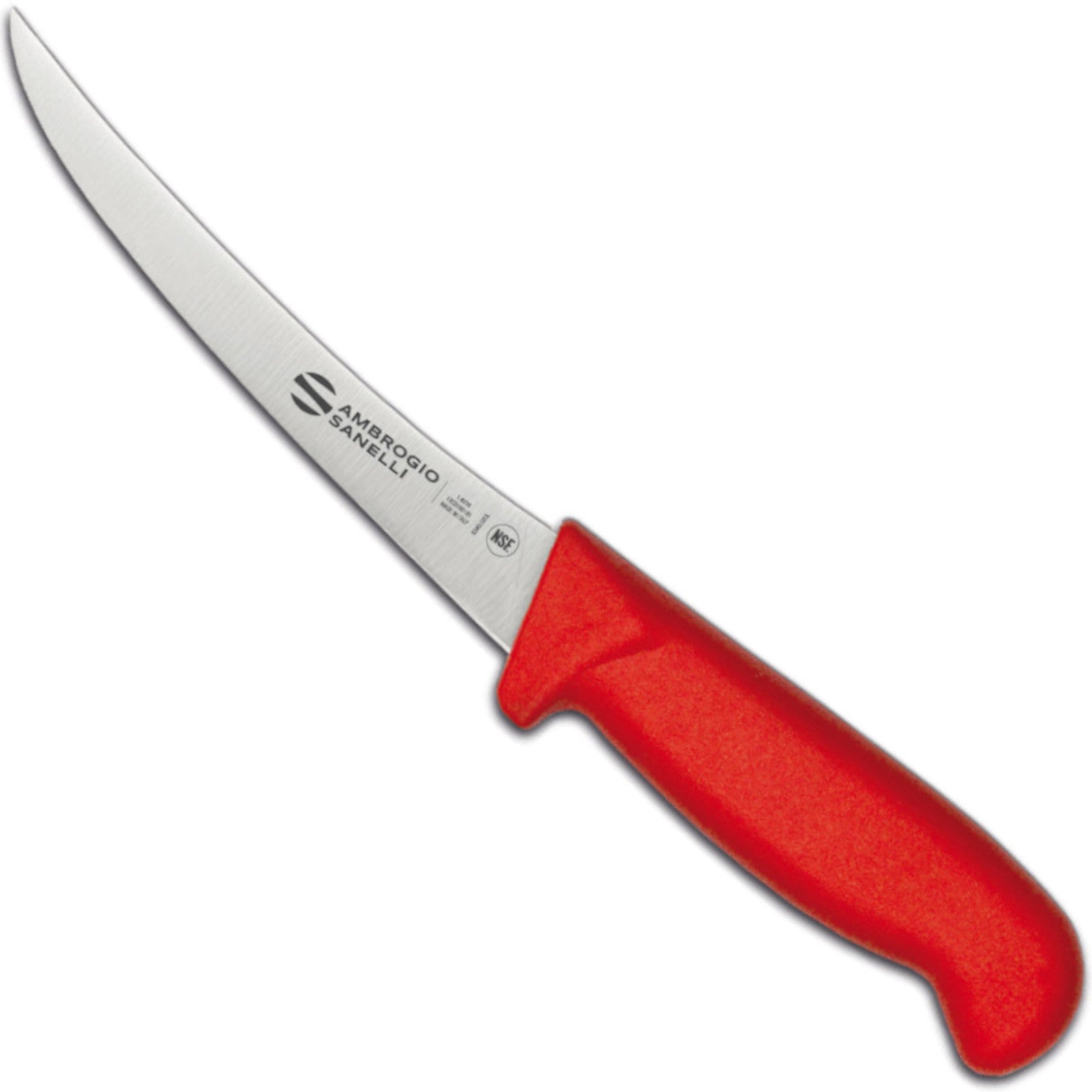 Kitchen Knives – Curved boning knife SUPRA COLORE HACCP 130/290 - Carlat