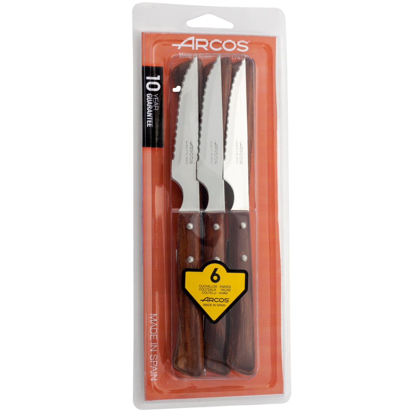 Kitchen Knives – FOREST steak knife with wooden handle, length - Carlat
