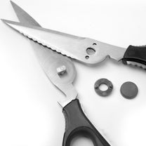 Kitchen Knives – Folding kitchen scissors with soft handle + - Carlat
