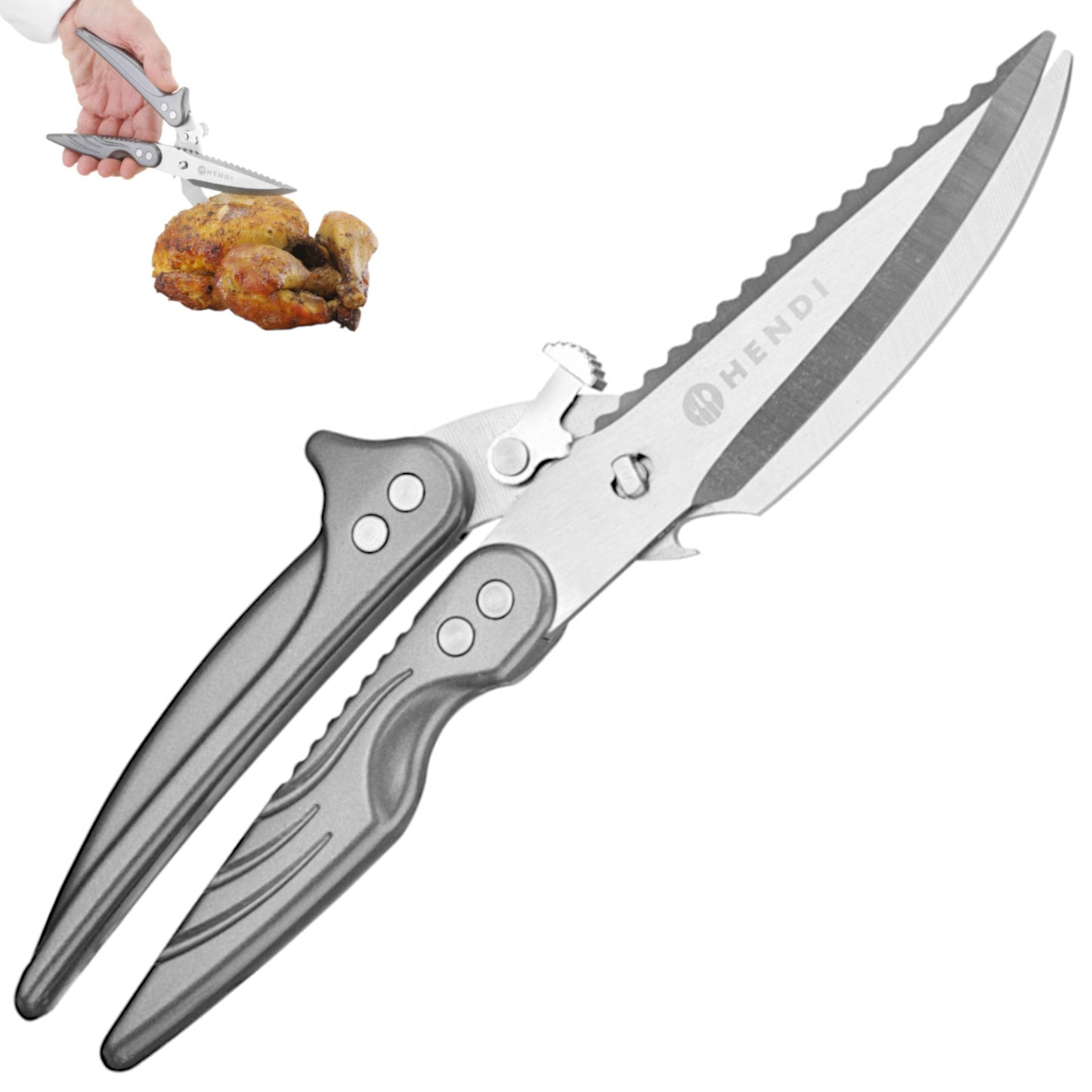 Kitchen Knives – Folding poultry shears, length 256 mm - Carlat