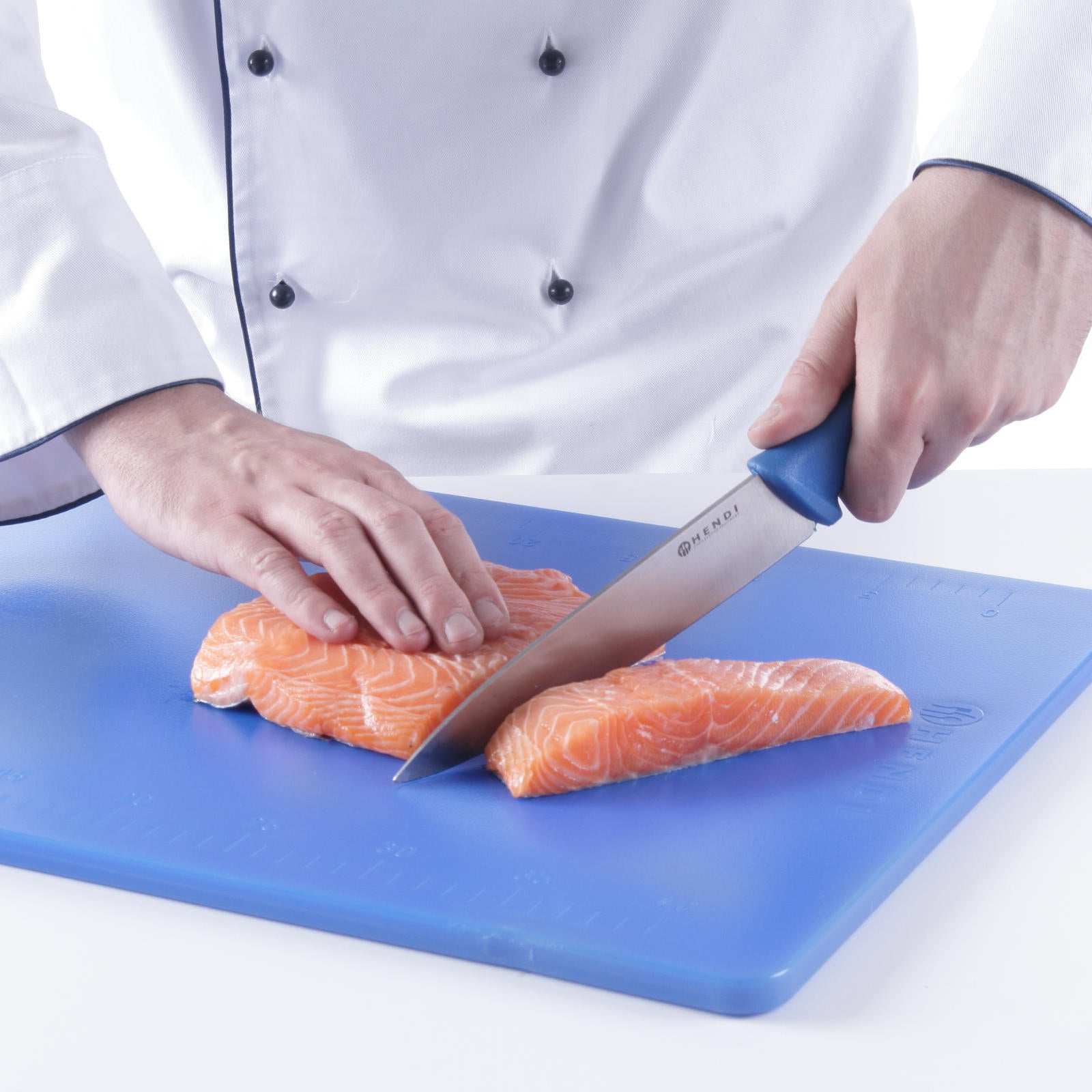Kitchen Knives – HACCP kitchen fish knife 320mm - blue - Carlat