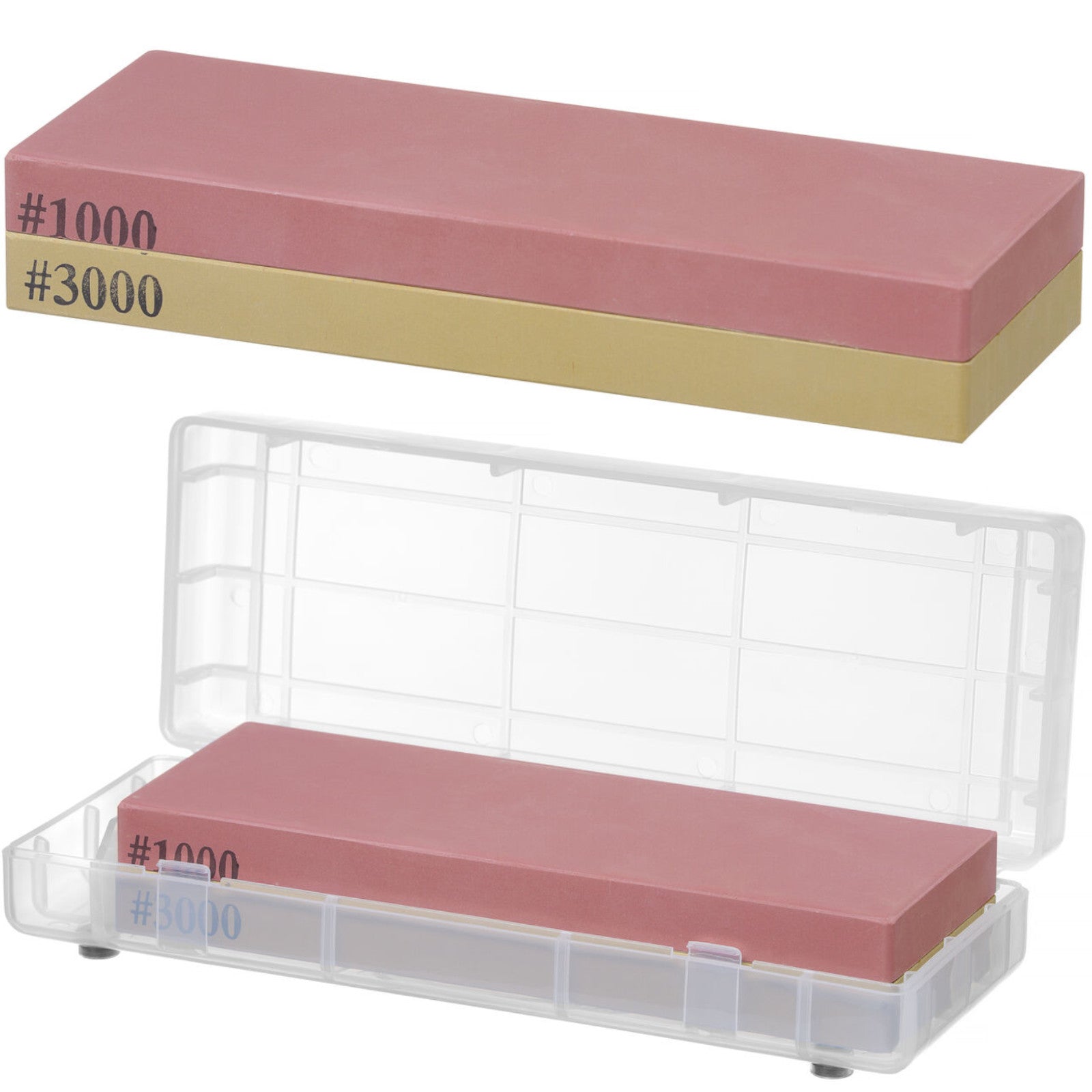 Kitchen Knives – Japanese knife sharpening stone Naniwa grit 1000/3000 - Carlat