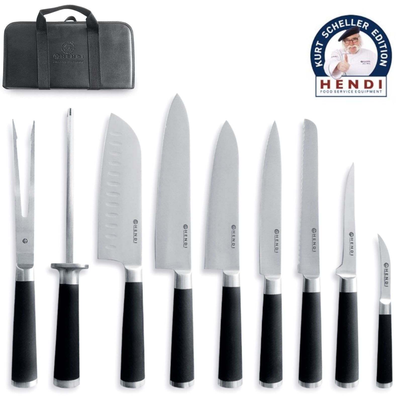 Kitchen Knives – Kurt Scheller edition 9-piece chef's knife set - Carlat