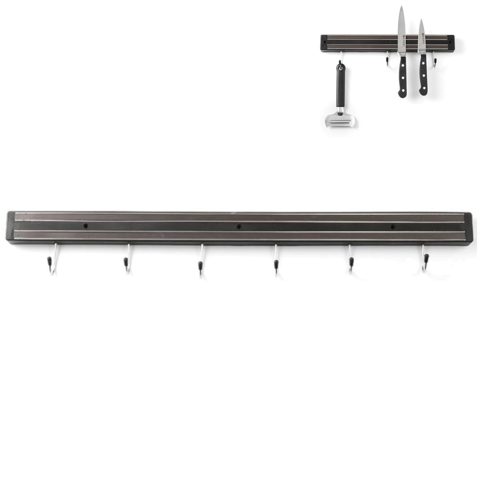 Kitchen Knives – Magnetic strip for knives with hooks, length - Carlat