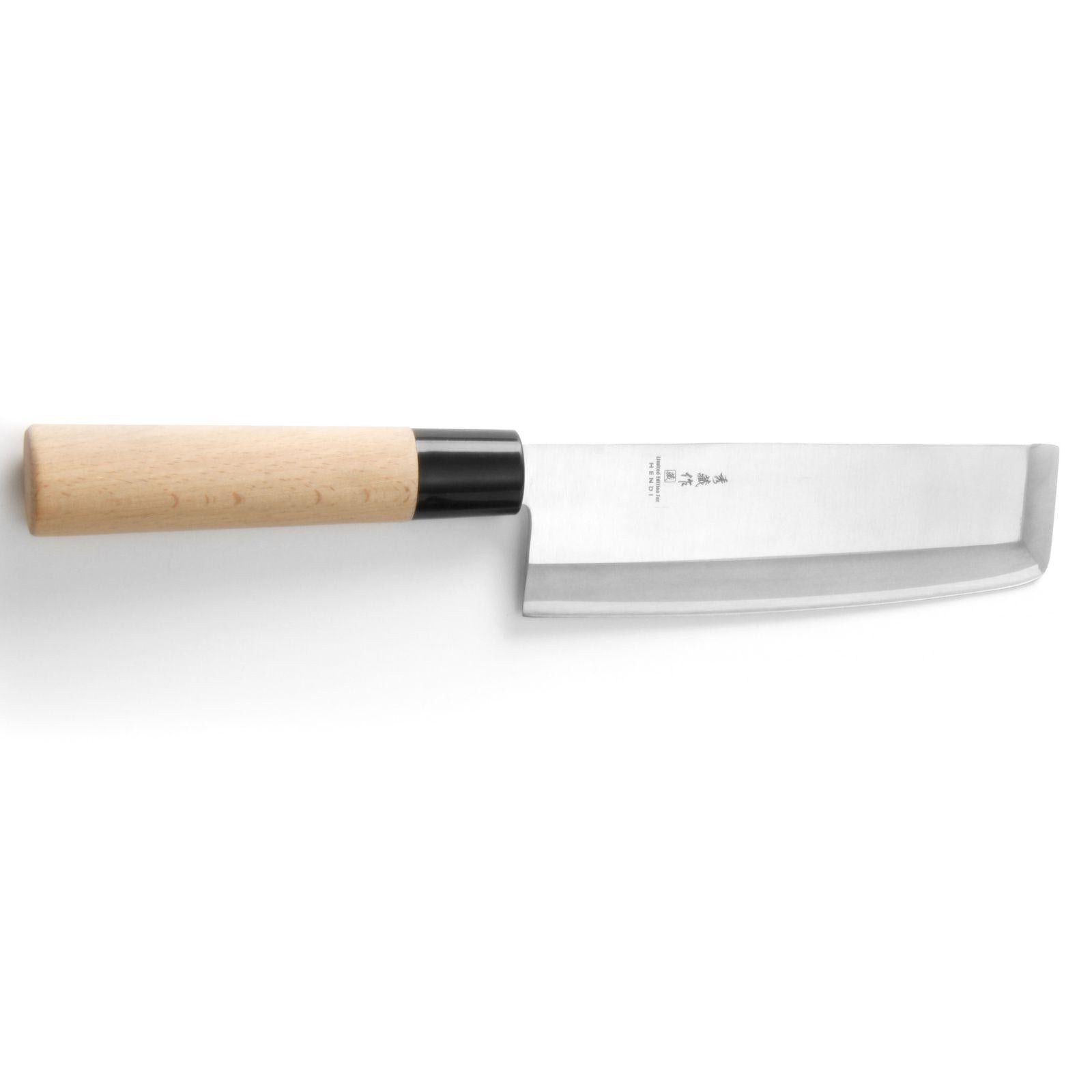 Kitchen Knives – NAKIRI Japanese knife with wooden handle 180 - Carlat