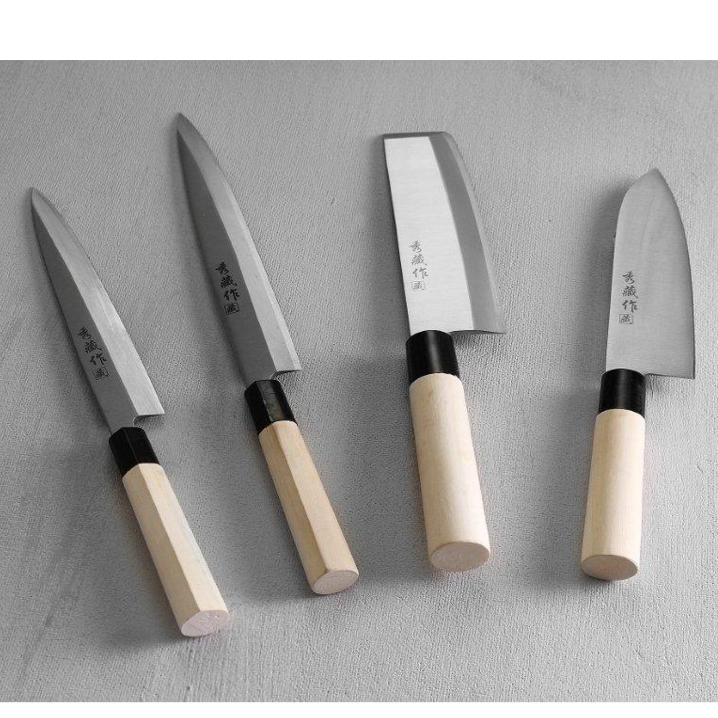 Kitchen Knives – NAKIRI Japanese knife with wooden handle 180 - Carlat