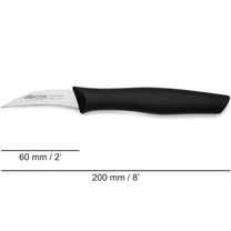 Kitchen Knives – NOVA curved vegetable and fruit peeling knife, - Carlat