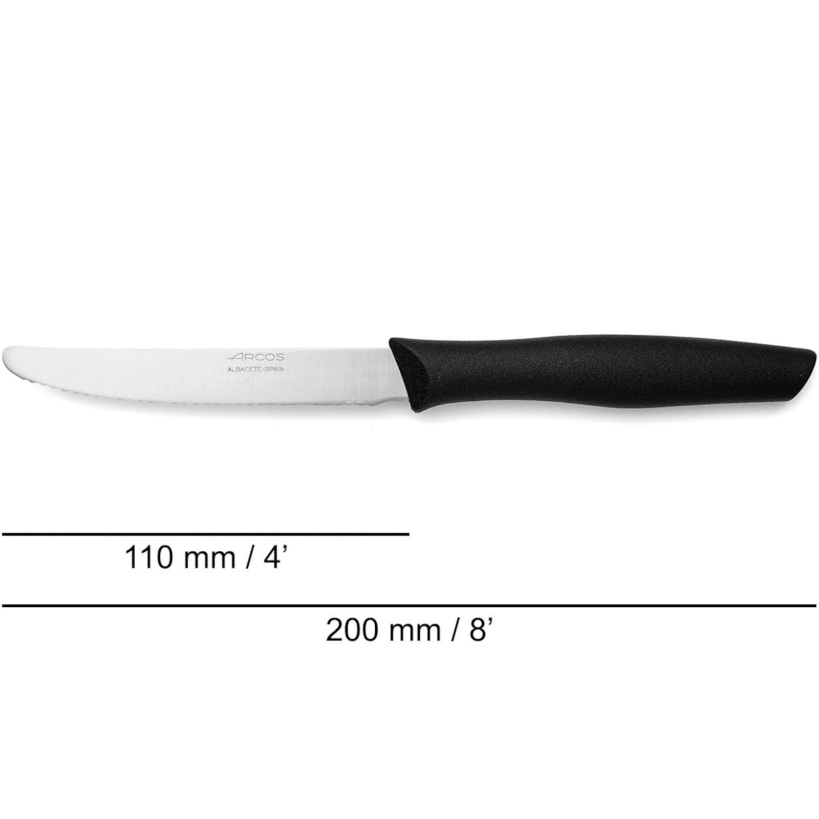Kitchen Knives – NOVA serrated table knife, length 110/220 mm - Carlat
