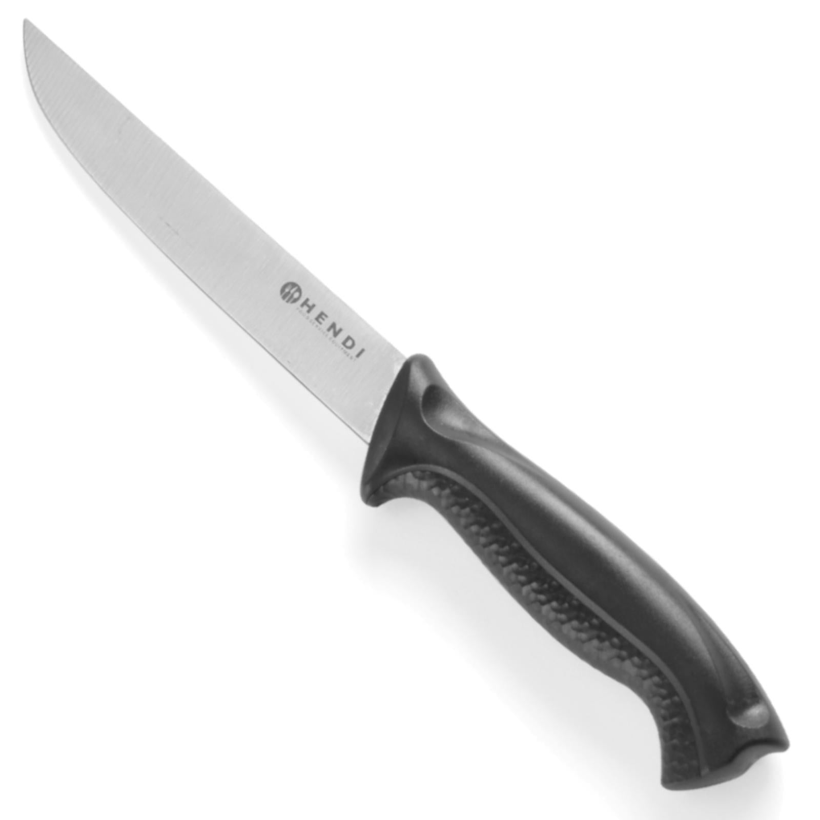 Kitchen Knives – Professional black HACCP meat knife - Hendi - Carlat