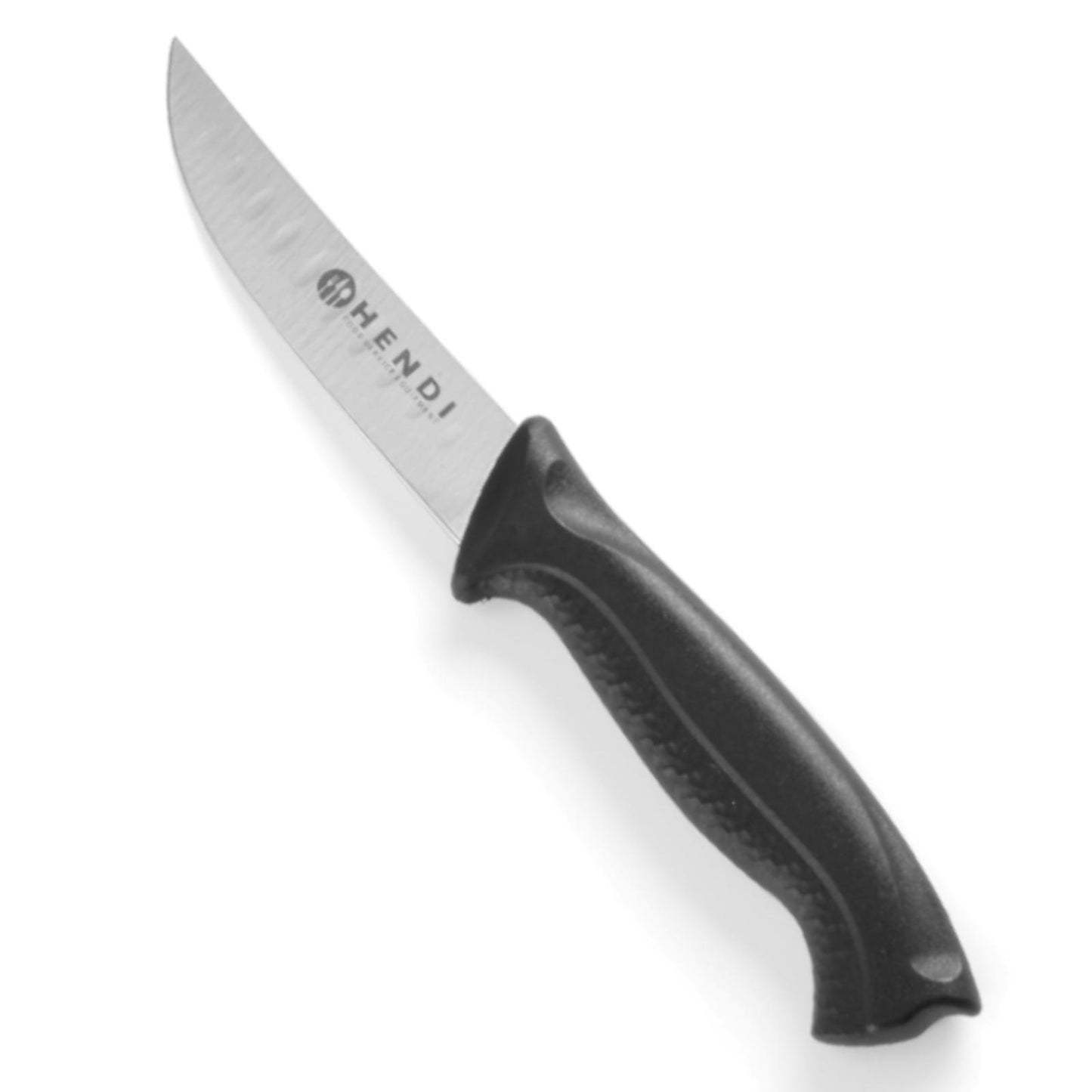 Kitchen Knives – Professional short utility knife black HACCP 90mm - Carlat