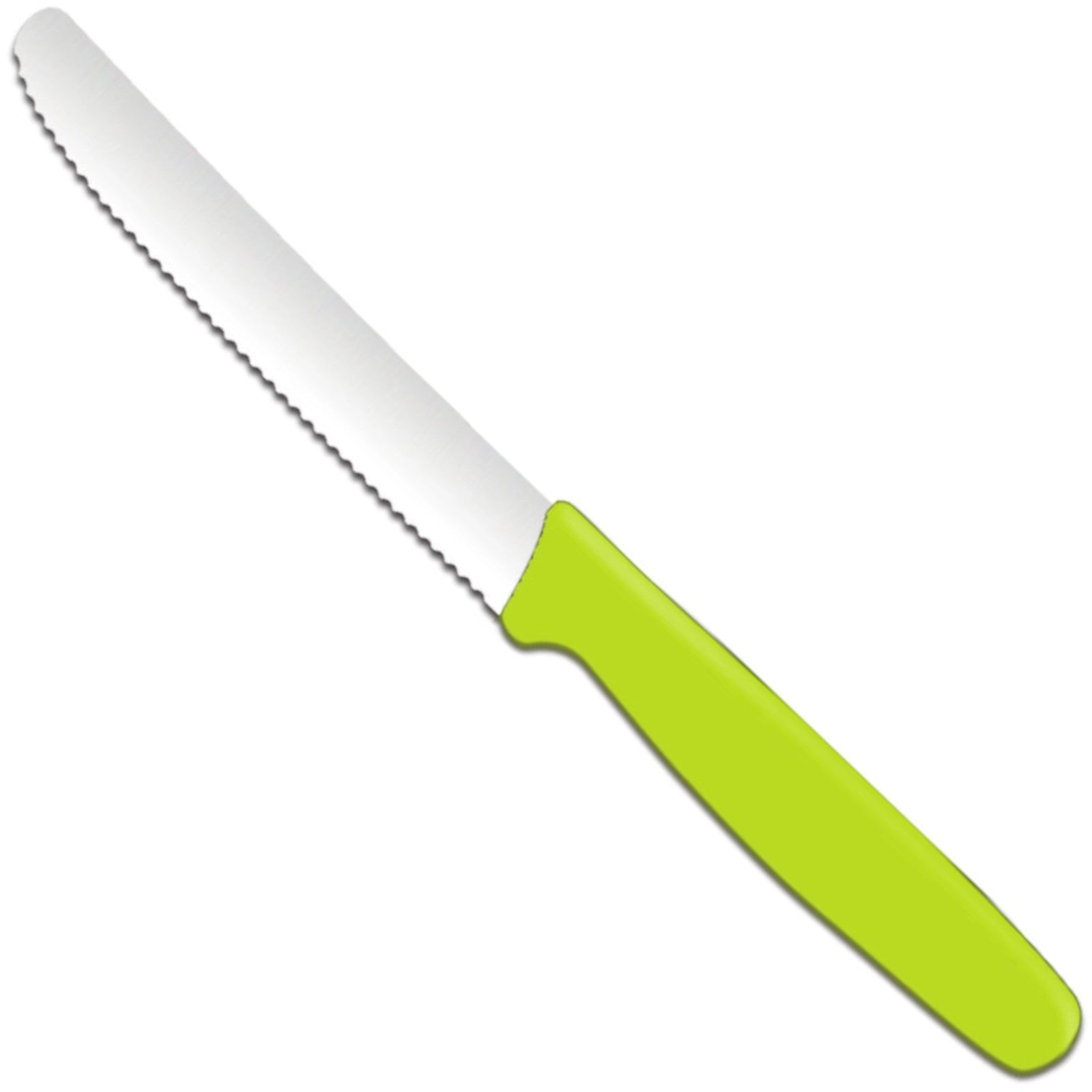 Kitchen Knives – Serrated universal knife 112/211 mm - green - Carlat