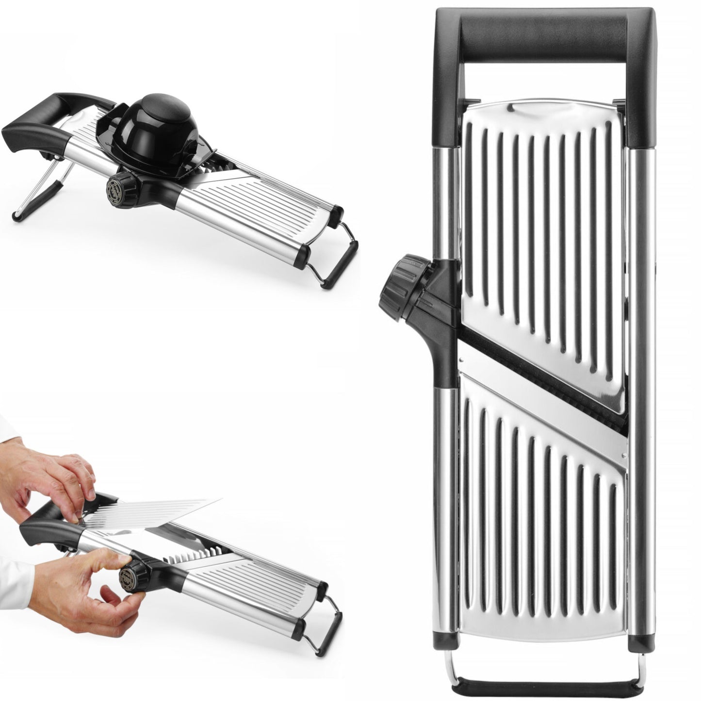 Kitchen Slicers – Professional manual vegetable slicer Mandolin - Hendi - Carlat