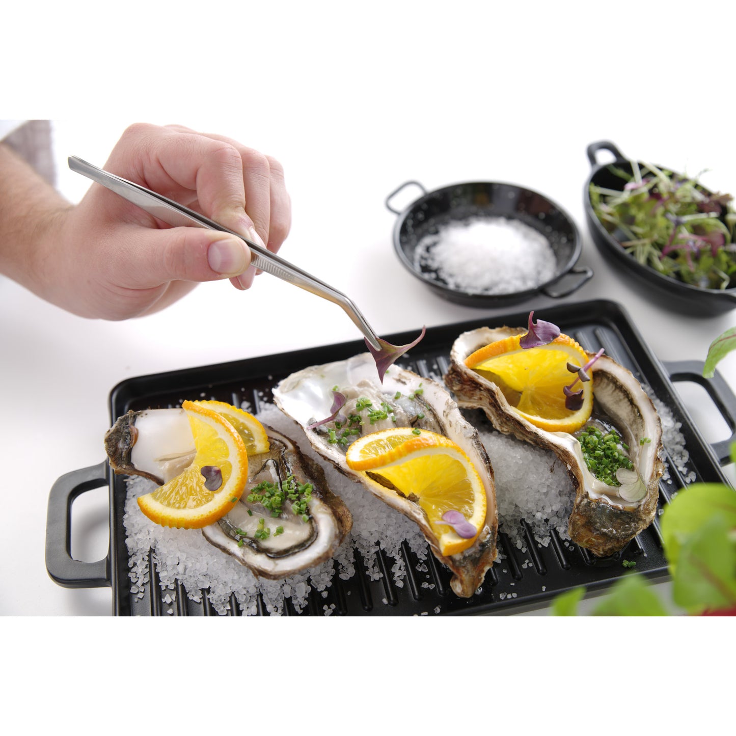 Kitchen Tools & Utensils – Curved tweezers for decorating food - Carlat