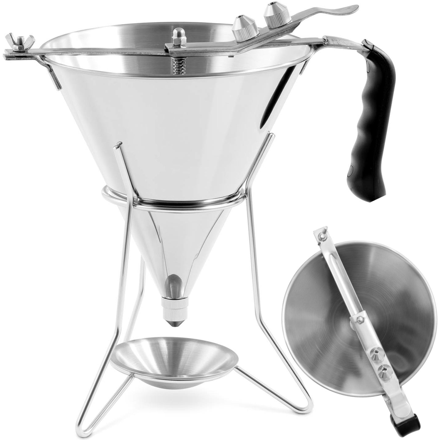 Kitchen Tools & Utensils – Funnel dispenser, sauce gun, steel - Carlat