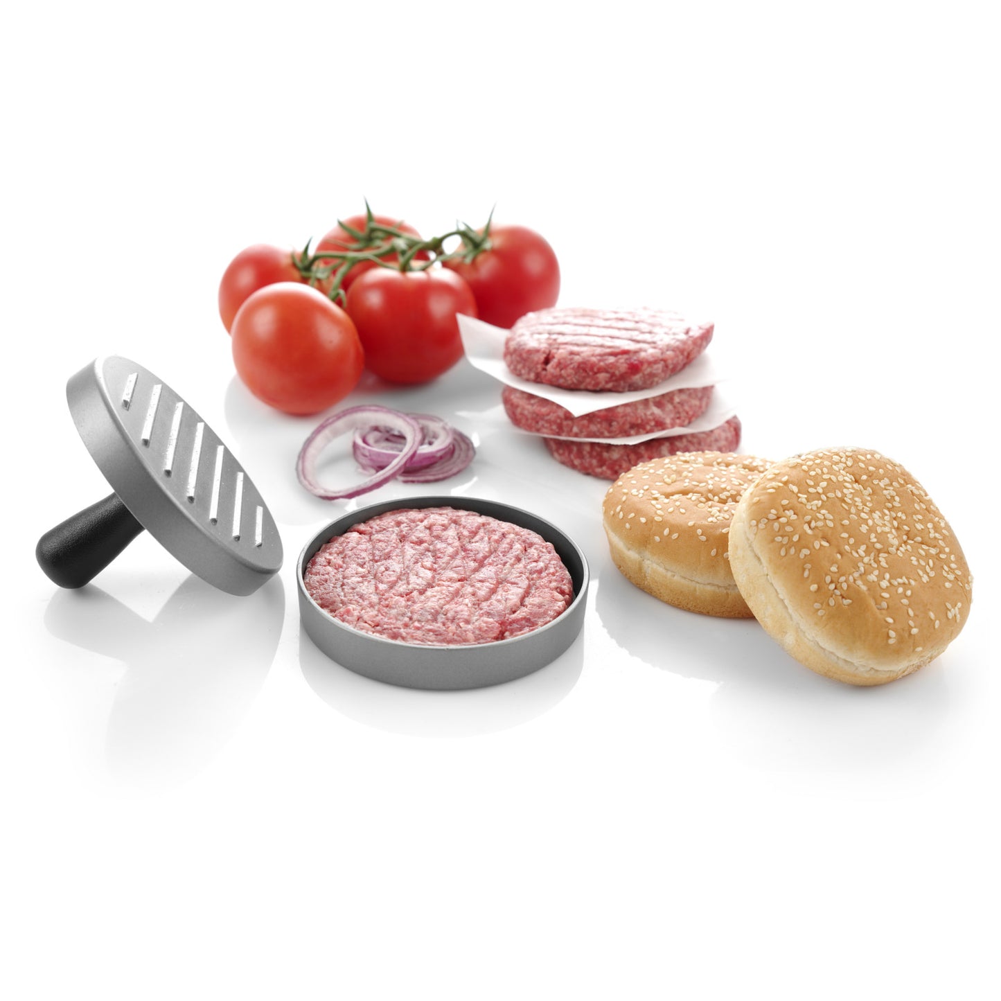Kitchen Tools & Utensils – Manual non-stick hamburger press 120mm - Carlat