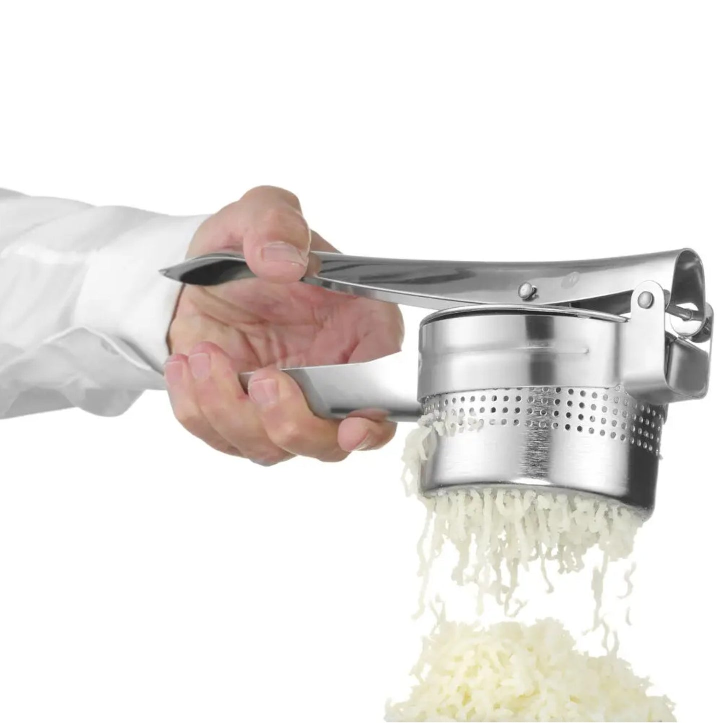 Kitchen Tools & Utensils – Manual potato squeezer, steel, 270 - Carlat