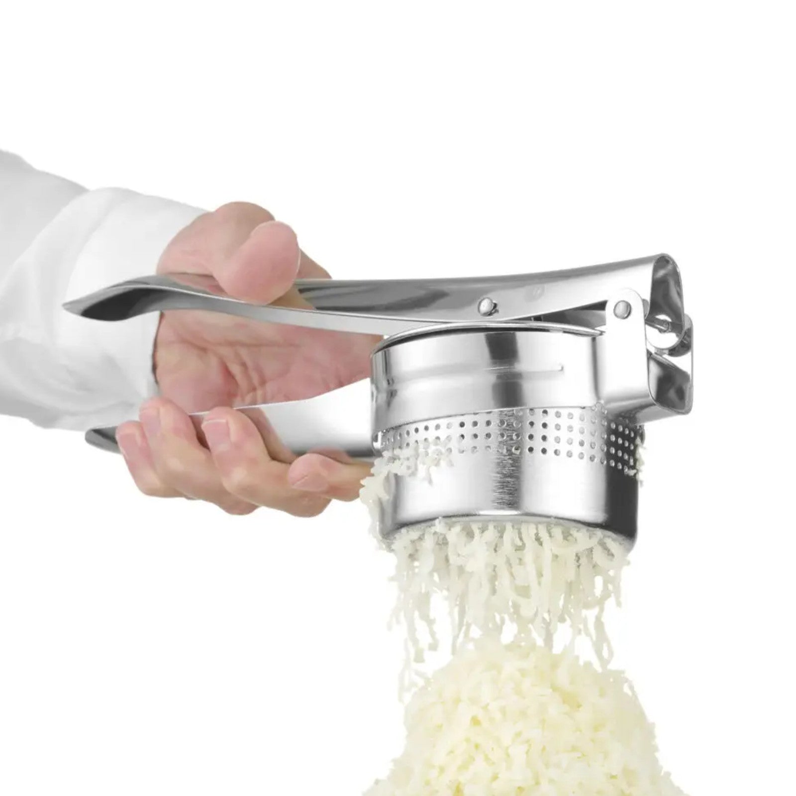 Kitchen Tools & Utensils – Manual potato squeezer, steel, 270 - Carlat