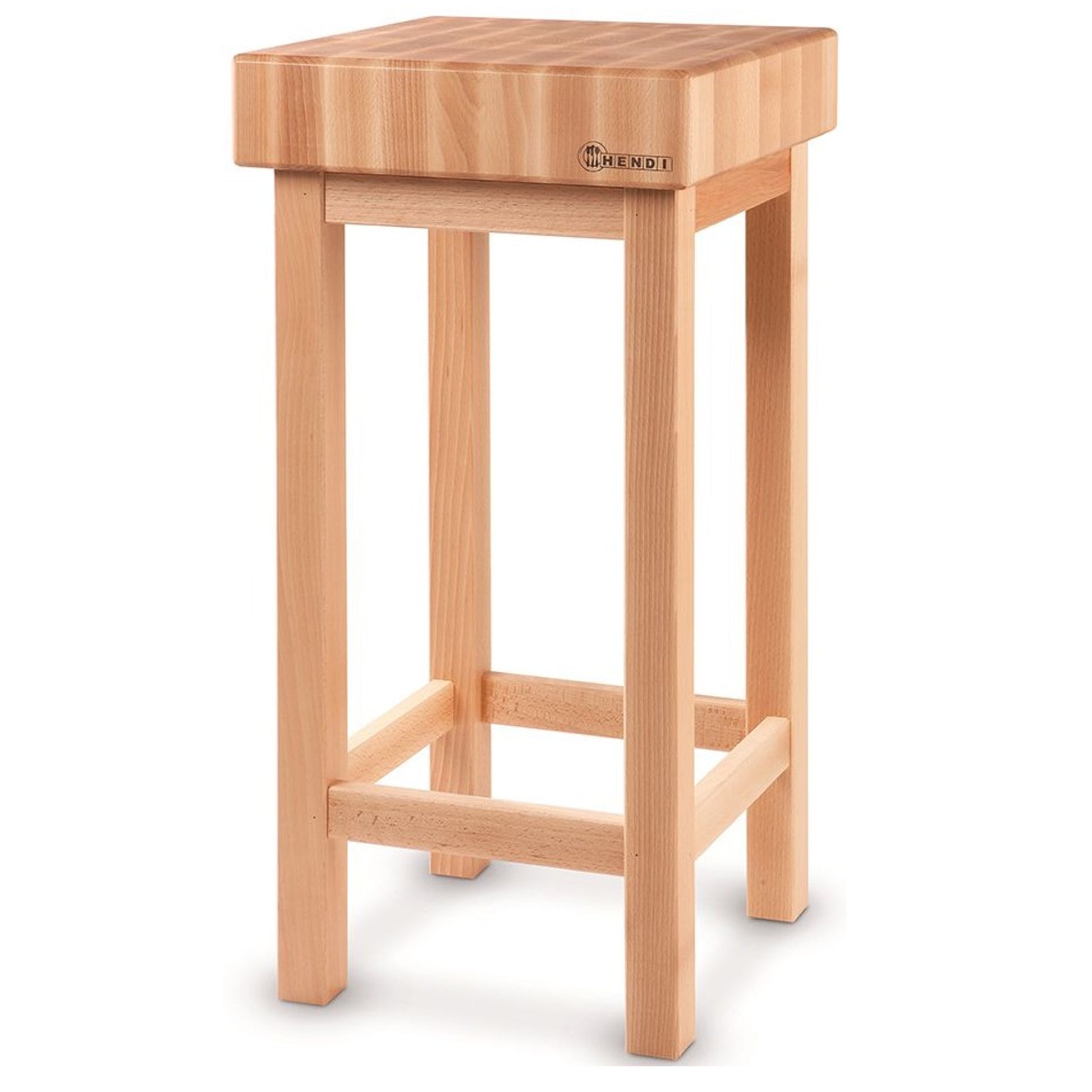 Kitchen Tools & Utensils – Wooden butcher block 400x400x150mm with - Carlat