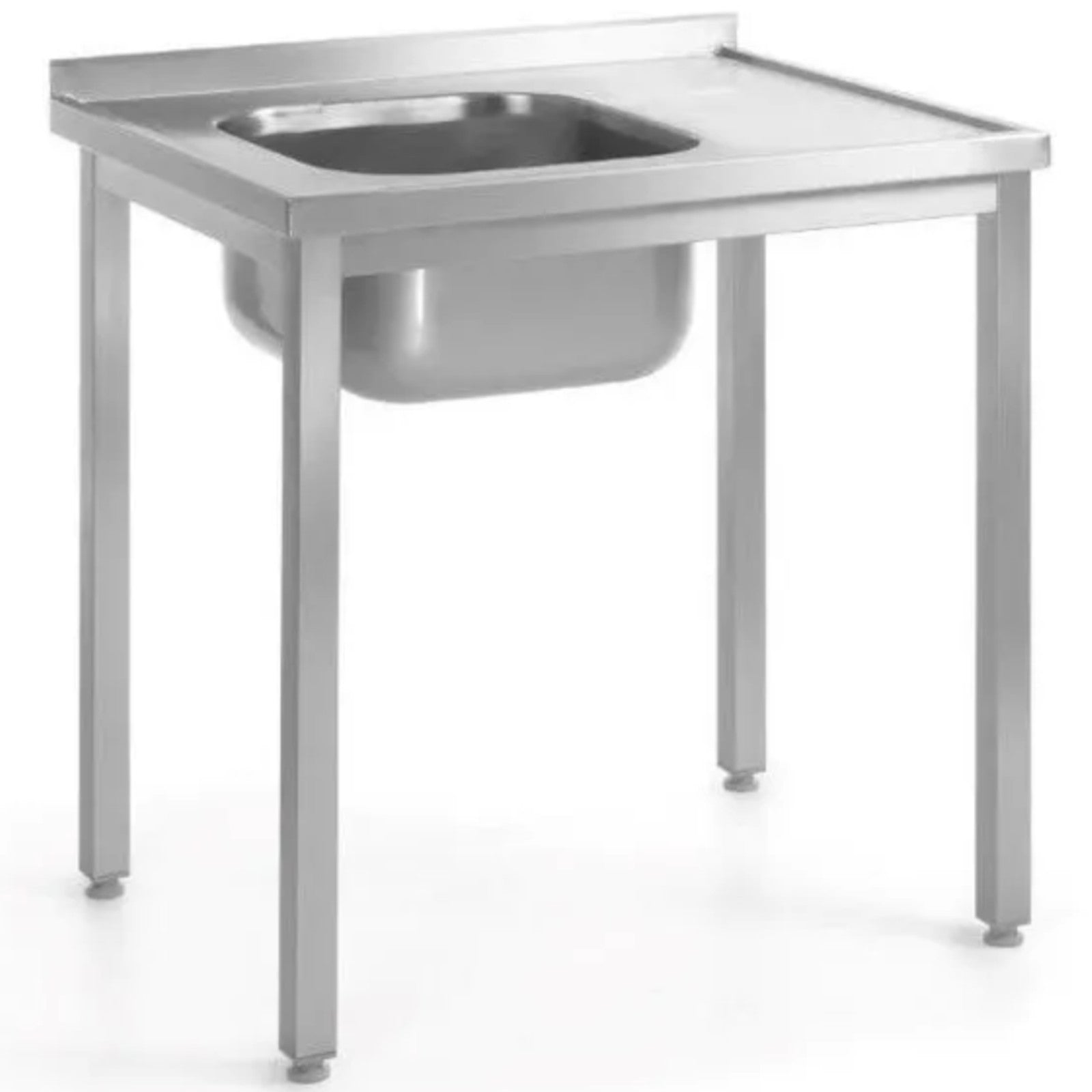 Kitchen & Utility Sinks – Bolted steel wall table with - Carlat