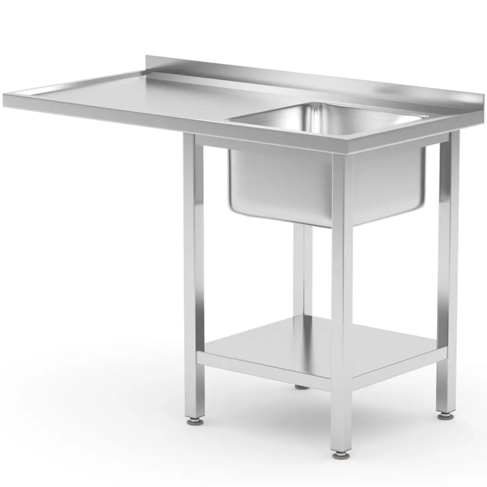 Kitchen & Utility Sinks – Catering sink with shelf, top - Carlat