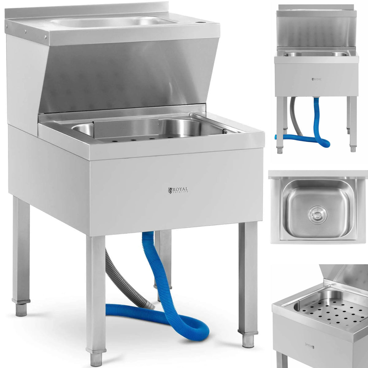 Kitchen & Utility Sinks – Mop cleaning sink with washbasin - Carlat