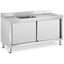 Kitchen & Utility Sinks – Single-bowl catering pool sink with - Carlat