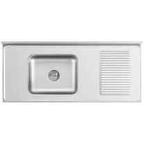 Kitchen & Utility Sinks – Single-bowl catering pool sink with - Carlat