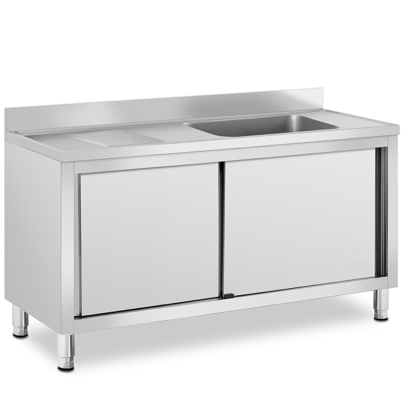 Kitchen & Utility Sinks – Single-bowl catering pool sink with - Carlat