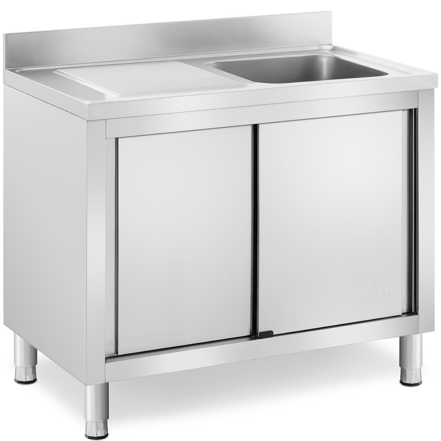 Kitchen & Utility Sinks – Single-bowl catering pool sink with - Carlat