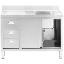 Kitchen & Utility Sinks – Single-bowl catering pool sink with - Carlat