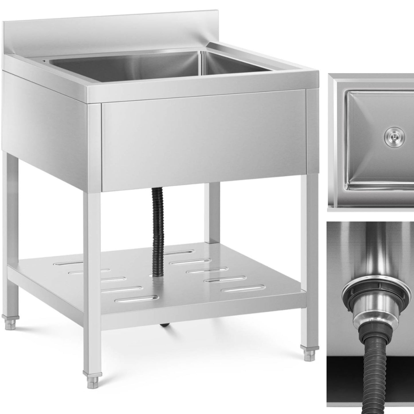 Kitchen & Utility Sinks – Single-bowl catering pool sink with - Carlat