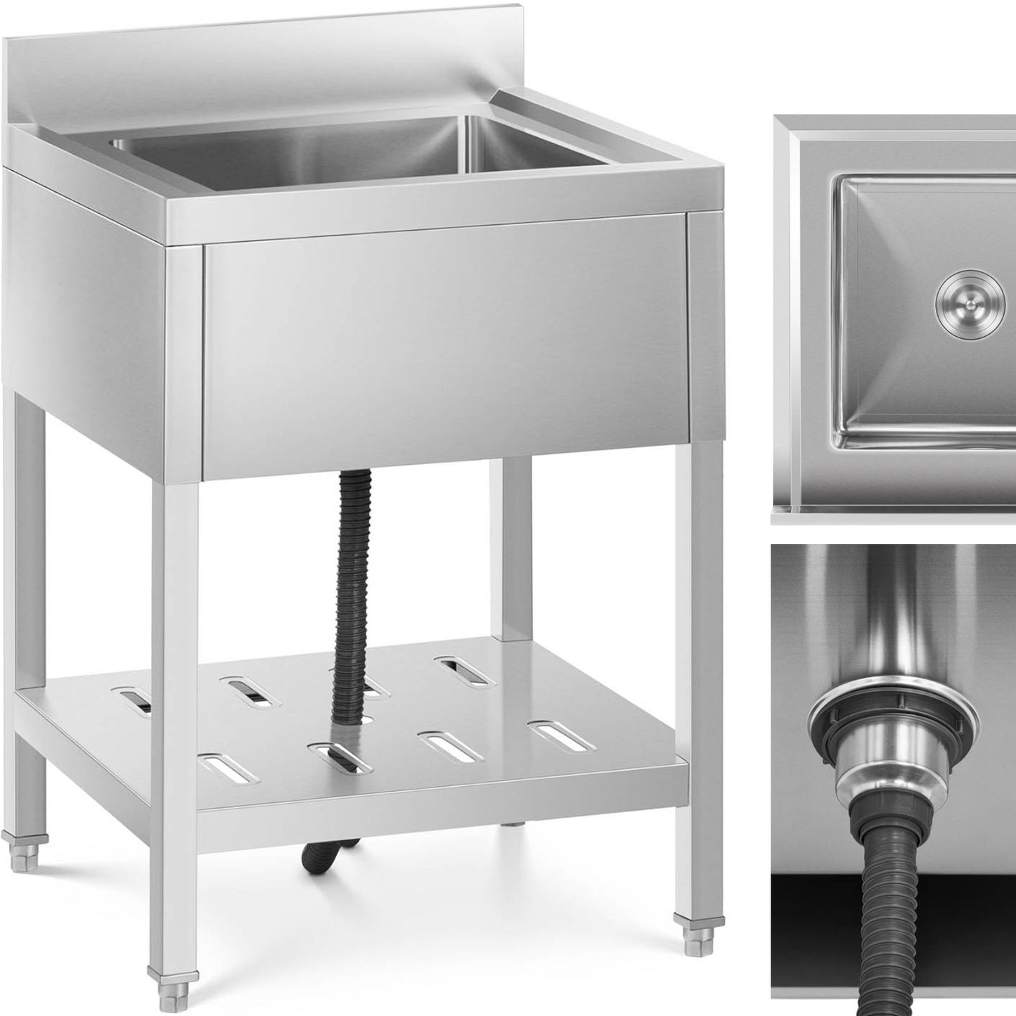 Kitchen & Utility Sinks – Single-bowl catering pool sink with - Carlat
