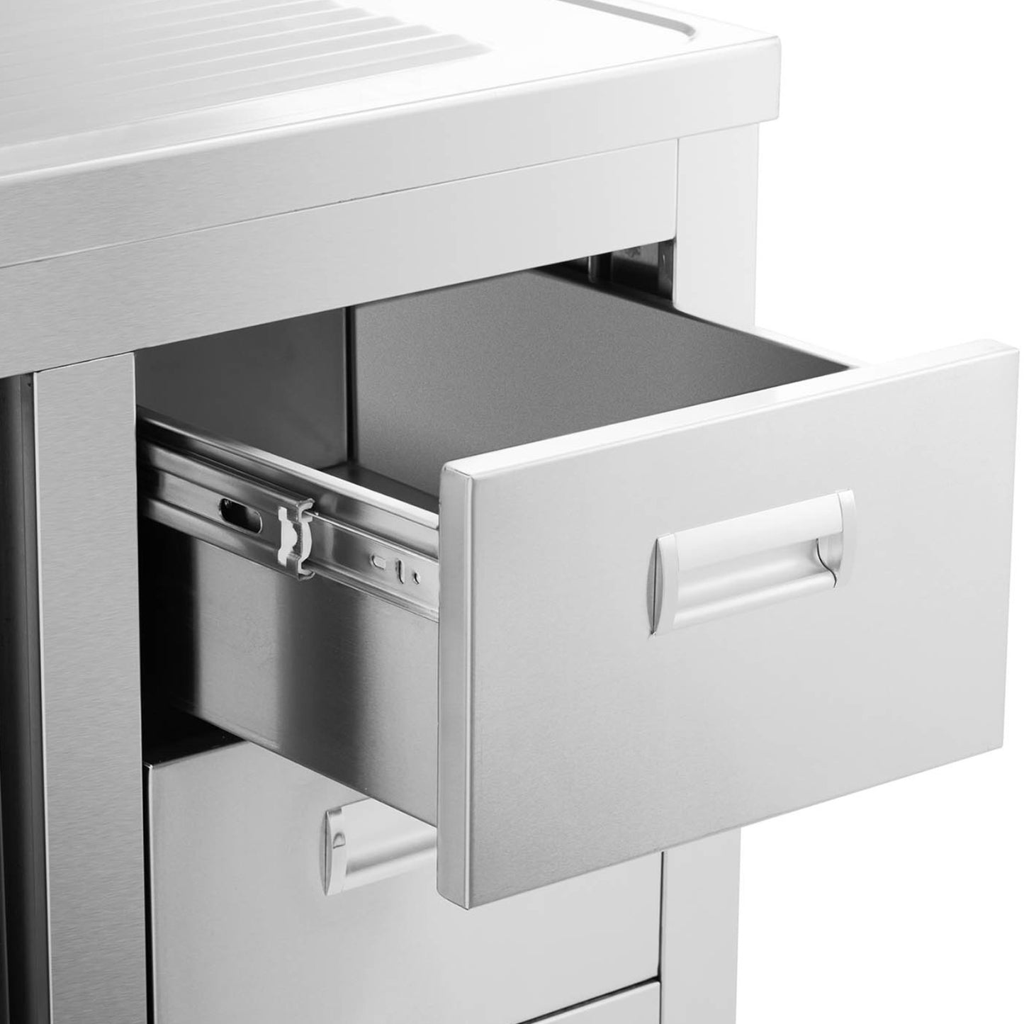 Kitchen & Utility Sinks – Single-bowl catering sink with a - Carlat