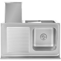Kitchen & Utility Sinks – Single-bowl catering sink with a - Carlat