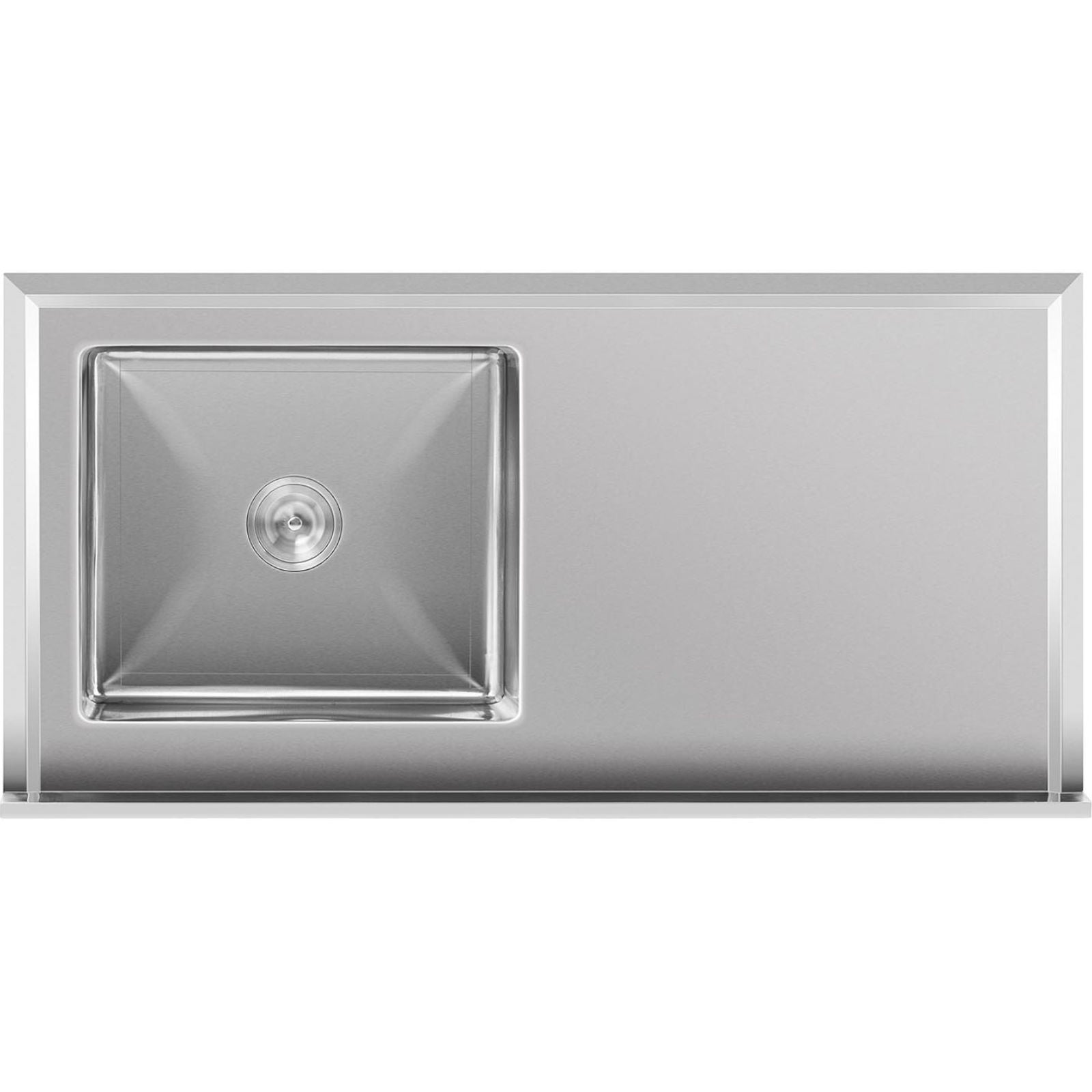 Kitchen & Utility Sinks – Single-bowl catering sink with shelf - Carlat