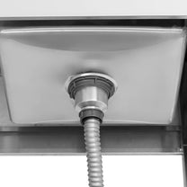 Kitchen & Utility Sinks – Single-bowl pool sink with drainer, - Carlat