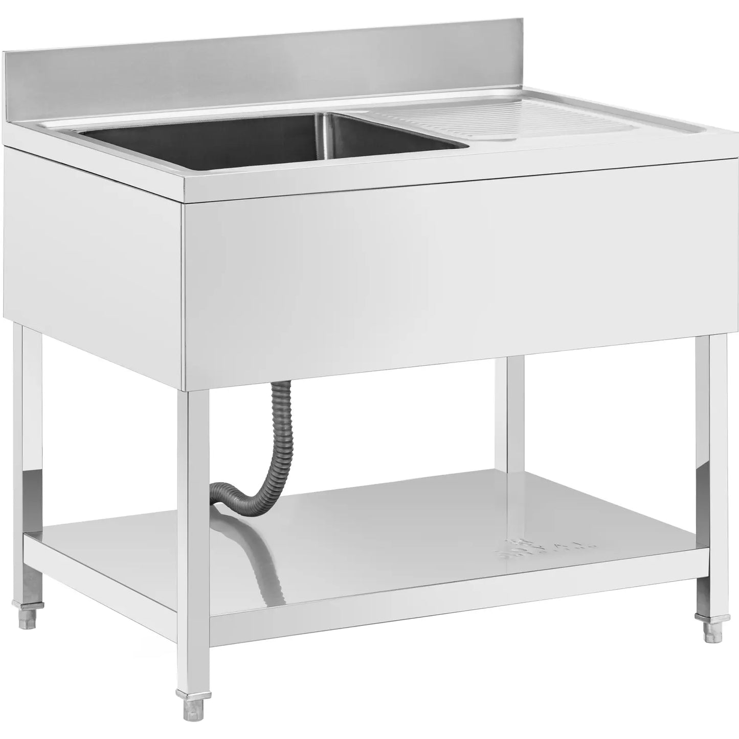Kitchen & Utility Sinks – Single-bowl pool sink with drainer, - Carlat