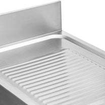 Kitchen & Utility Sinks – Single-bowl pool sink with drainer, - Carlat