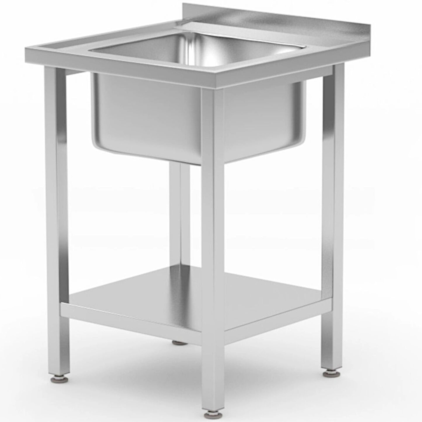 Kitchen & Utility Sinks – Single bowl sink with shelf - Carlat