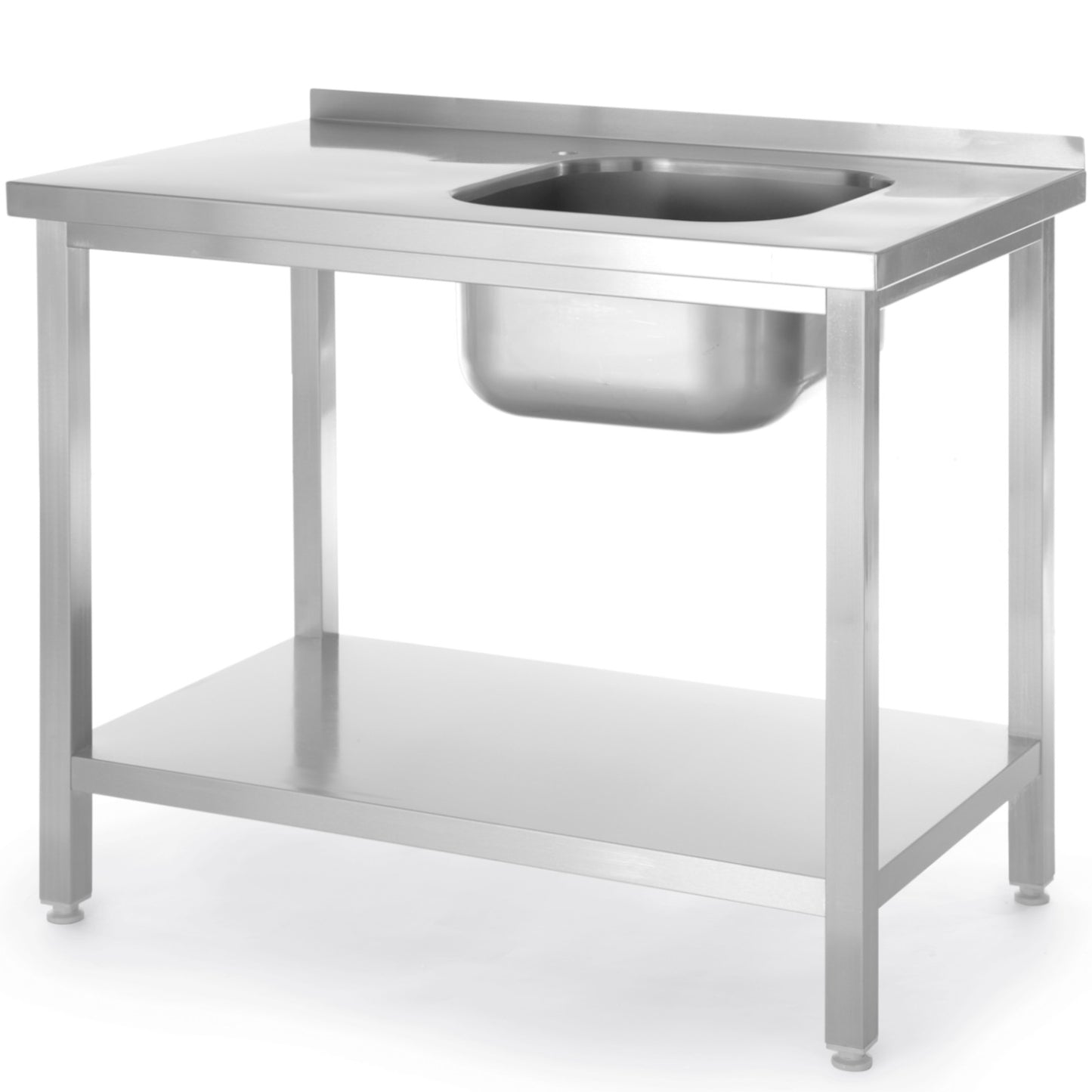 Kitchen & Utility Sinks – Single bowl sink with shelf - Carlat