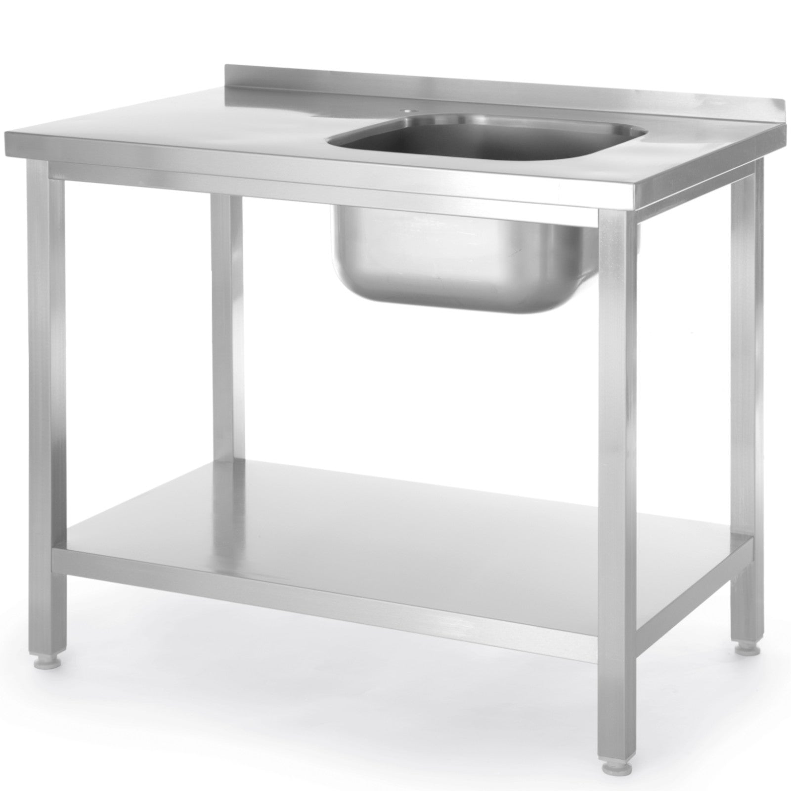 Kitchen & Utility Sinks – Single bowl sink with shelf - Carlat