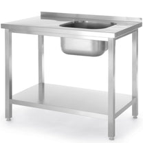 Kitchen & Utility Sinks – Single bowl sink with shelf - Carlat