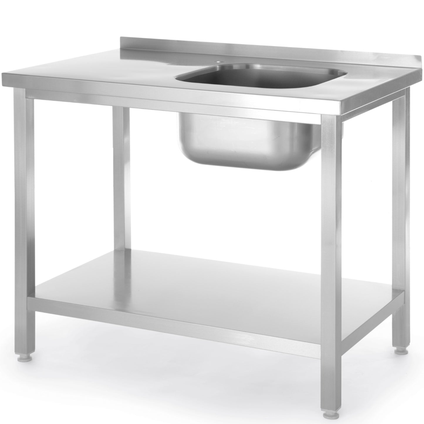 Kitchen & Utility Sinks – Single bowl sink with shelf - Carlat