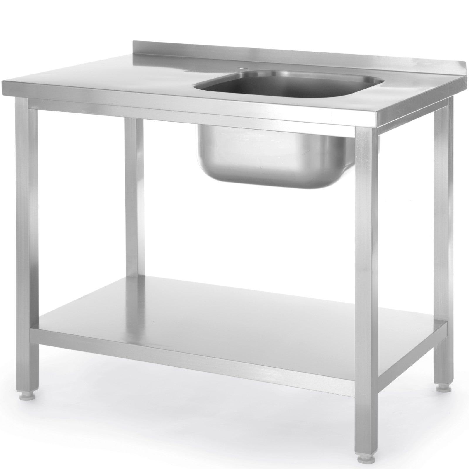 Kitchen & Utility Sinks – Single bowl sink with shelf - Carlat