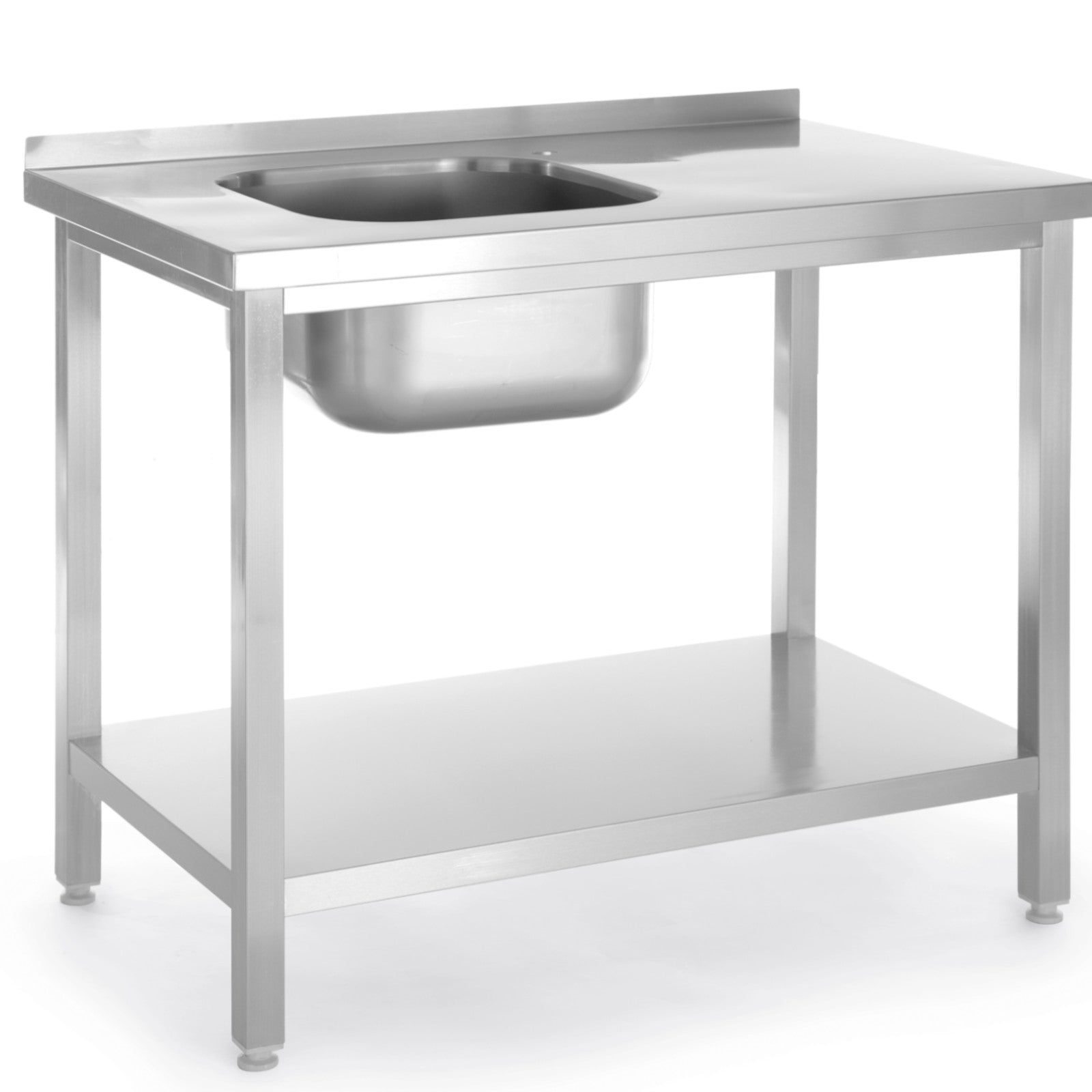 Kitchen & Utility Sinks – Single bowl sink with shelf, - Carlat
