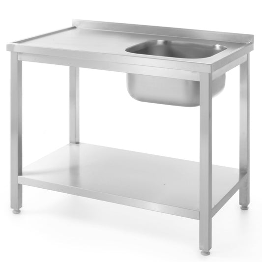 Kitchen & Utility Sinks – Table, steel worktop for scullery - Carlat
