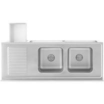 Kitchen & Utility Sinks – Two-bowl catering pool sink with - Carlat