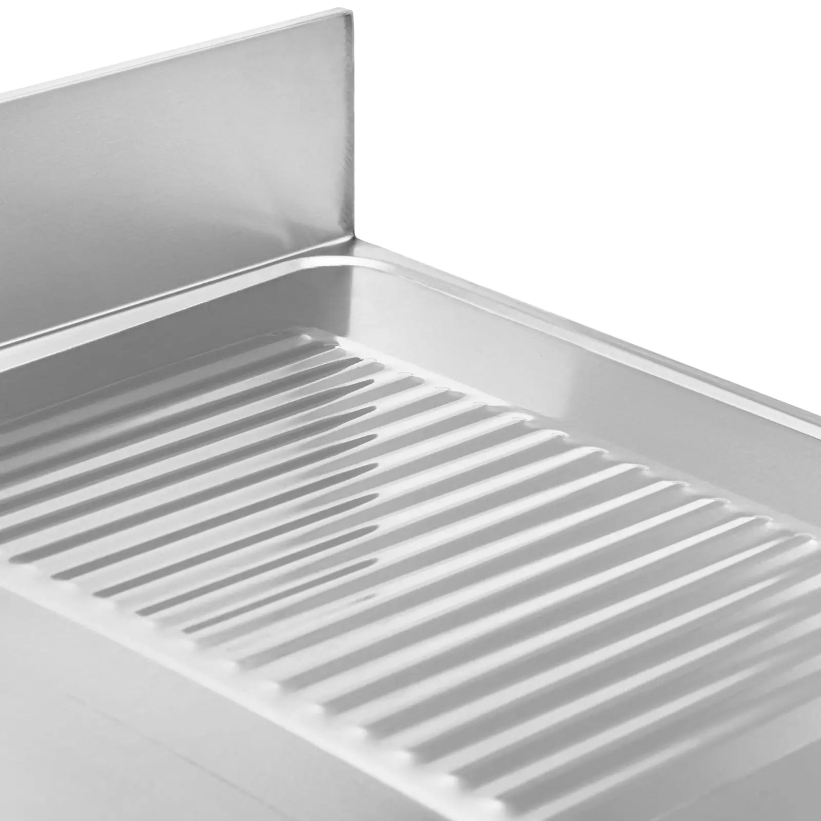 Kitchen & Utility Sinks – Two-bowl pool sink with drainer, - Carlat
