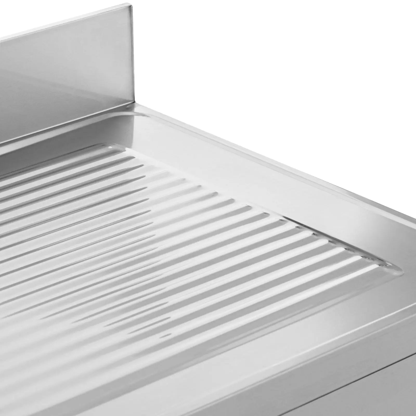 Kitchen & Utility Sinks – Two-bowl pool sink with drainer, - Carlat