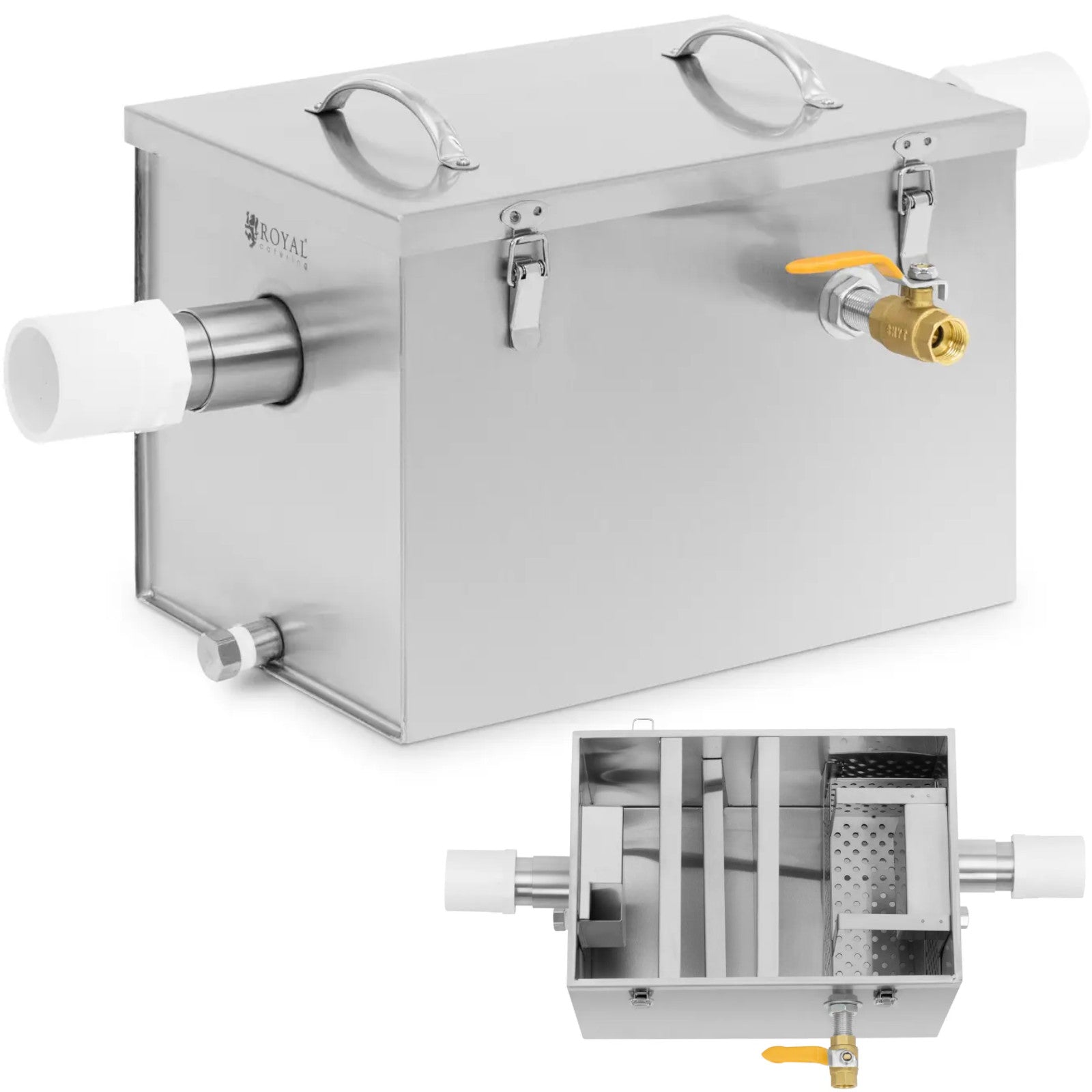Kitchen & Utility Sinks – Under-sink catering grease separator, 21 - Carlat